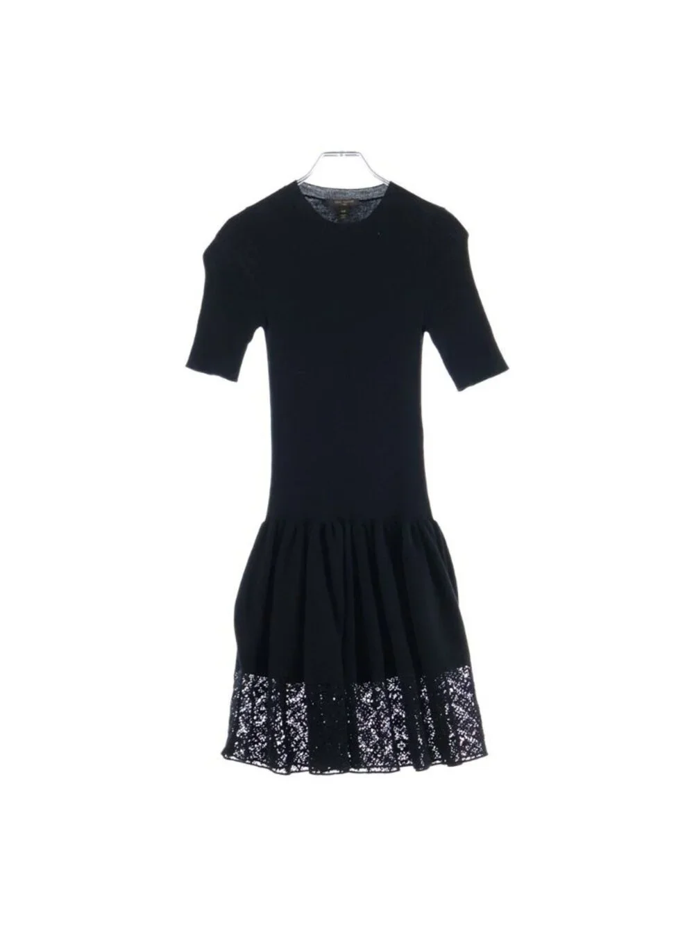Louis Vuitton Wool Lace Knit Dress